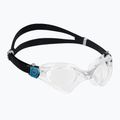 Aquasphere Kayenne transparent/petrol swimming goggles