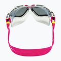 Aquasphere Vista white/raspberry swimming mask 4