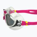 Aquasphere Vista white/raspberry swimming mask 5