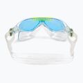 Aquasphere Vista transparent/bright green/blue children's swim mask MS5630031LB 8