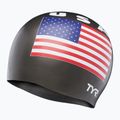 TYR USA Silicone swimming cap black