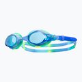TYR Swimple Tie Dye Non-Mirrored blue/blue/green children's swimming goggles