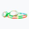 Children's swimming goggles TYR Swimple Tie Dye Non-Mirrored clear/ green/ orange