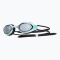 Women's swimming goggles TYR Blackhawk Racing smoke/mint/black