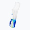 TYR Stryker Silicone white and colour swim fins LFSTRKR 6