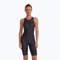 Ladies' one-piece swimsuit TYR Fusion 2 Aerofit Shortjohn black