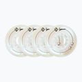 Roller skate wheels Luminous Led Wheels Duo 72mm/85A X4 white/pearl