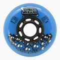 Roller skate wheels FR Skates Street Invaders Wheels 80mm/84A X4 blue/black