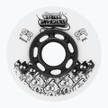Roller skate wheels FR Skates Street Invaders Wheels 80mm/84A X4 white/black