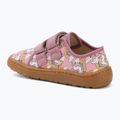 Children's barefoot shoes Froddo Canvas white/pink 3