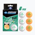 Donic-Schildkröt 1-Star Elite Poly 40+ 6pc table tennis balls white/orange