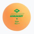 Donic-Schildkröt 1-Star Elite Poly 40+ 6pc table tennis balls white/orange 3