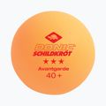 Donic-Schildkröt 3-Stars Avantgarde ball Poly 40+ 3 pcs table tennis balls orange 608338 2