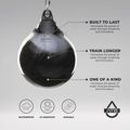 Boxing pear Aqua Training Bag Punching Bag 21" black/silver 4