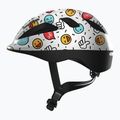 Children's bike helmet ABUS Smooty 2.0 white smiley