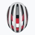 ABUS AirBreaker bicycle helmet white and red 86836 9