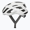 Bicycle helmet ABUS AirBreaker fleece white matt