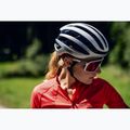 Bicycle helmet ABUS AirBreaker fleece white matt 6