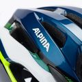 Bicycle helmet Alpina MTB 17 dark blue/neon 7