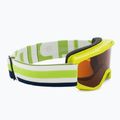 Children's ski goggles Alpina Piney lime matt/orange
