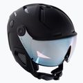 Ski helmet Alpina Attelas Visor QVM black matt/silver