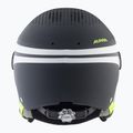 Children's ski helmets Alpina Zupo Visor Q-Lite charcoal/neon matt 12