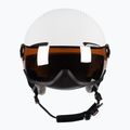 Ski helmet Alpina Arber Visor Q Lite white matt 2