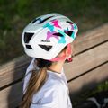 Children's bicycle helmet Alpina Pico pearlwhite butterflies gloss 9