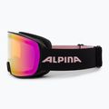 Ski goggles Alpina Nakiska Q-Lite black/rose matt/pink 4