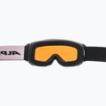 Children's ski goggles Alpina Piney black/rose matt/orange 8