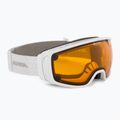 Ski goggles Alpina Double Jack Mag Q-Lite white gloss/mirror black