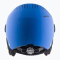 Children's ski helmets Alpina Zupo Visor Q-Lite blue matt 12