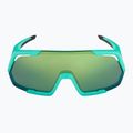 Alpina Rocket Q-Lite turquoise matt/green mirror sunglasses 2
