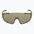 Alpina Hawkeye Q-Lite olive matt/silver mirror sunglasses 2