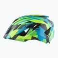 Alpina Pico children's bike helmet neon green/ blue gloss 2