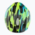 Alpina Pico children's bike helmet neon green/ blue gloss 3