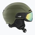 Alpina Alto Q-Lite olive matt ski helmet 9
