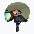 Alpina Alto Q-Lite olive matt ski helmet 5