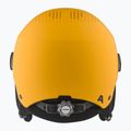 Alpina children's ski helmet Zupo Visor Q-Lite burned/ yellow matt 3