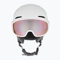 Alpina Oro QV Mips white matt/water pink ski helmet 2