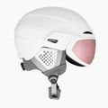 Alpina Oro QV Mips white matt/water pink ski helmet 4