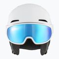 Alpina Oro QV Mips white matt/water pink ski helmet 7