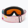 Alpina children's ski goggles Piney white/ flower matt/ orange 3
