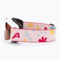 Alpina children's ski goggles Piney white/ flower matt/ orange 4