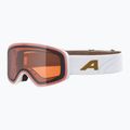 Alpina Ladis Q ski goggles white/ gold matt/ gold 5