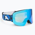 Alpina Penken Q-Lite ski goggles black/ lilac/ leo matt/ blue