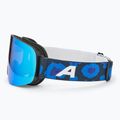Alpina Penken Q-Lite ski goggles black/ lilac/ leo matt/ blue 4