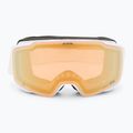 Alpina Taos QV ski goggles white matt/ gold 2
