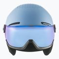 Alpina children's ski helmet Zupo Visor Q-Lite smoke/ blue matt 3