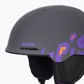 Alpina Brix midnight/ grey leo matt children's ski helmet 7